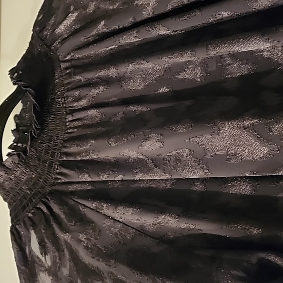 Calvin Klein Plus-Size Ruffled Collar Top - Picture 2 of 4